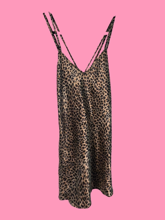 La Vie En Rose Other - Leopard Print Slip Dress - Women Intimates & Sleepwear